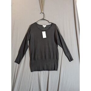 Questions? Long Sleeve tunic sweater Size Small Color Black